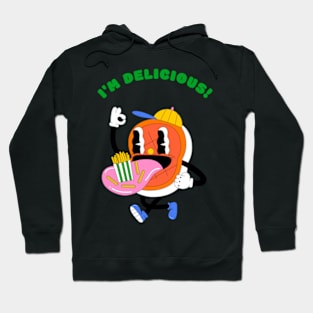 delicious food retro Hoodie